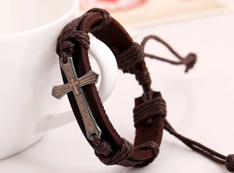 Мужские браслеты с крестом