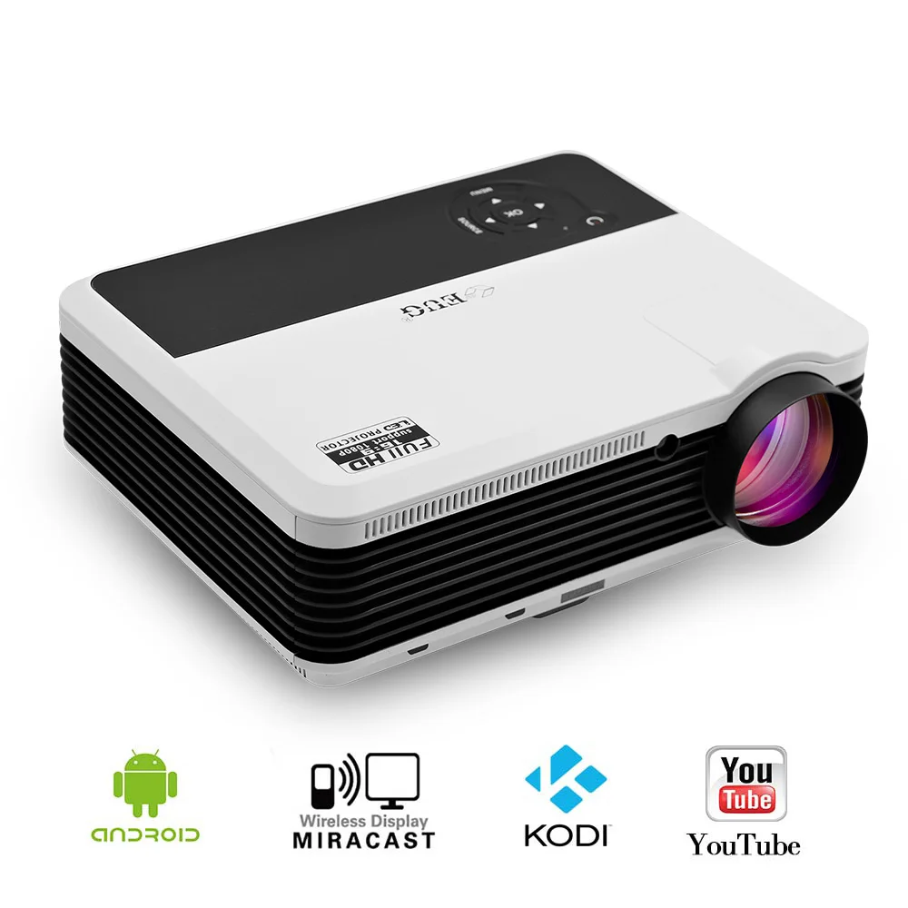

3900lumens 1080p led projector android 6.0 wifi home theater projector