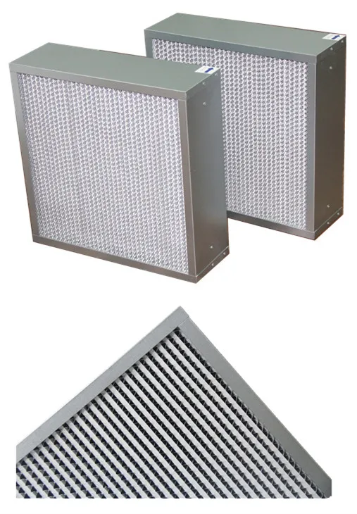 HVAC Ventilation Filtration System Final Stage Terminal HEPA Filter