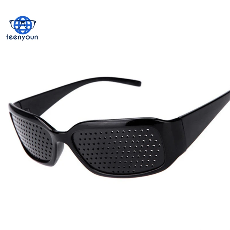 

Black Pinhole Sunglasses Women Men Anti-fatigue Vision Care Pin hole Microporous Glasses Eye Exercise Anti-myopia Eyewear, Colors