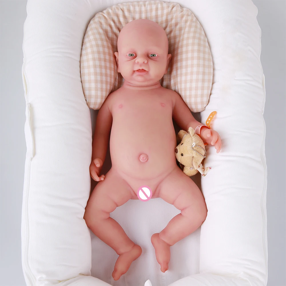 18 英寸现实软硅胶新生婴儿娃娃出售