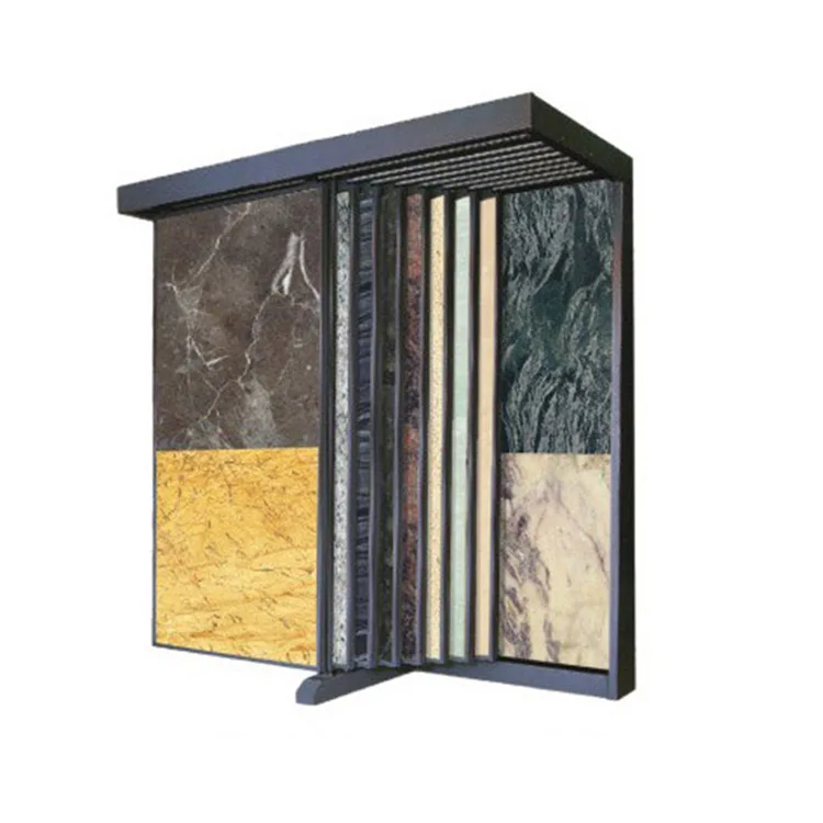 Best Selling Metal Slide Tile Display Rack for Exhibition