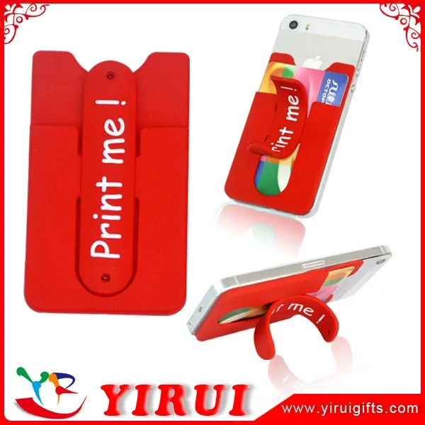3m Adhesive Mobile Phone Silicone Card Holder With Stand Buy Silicone