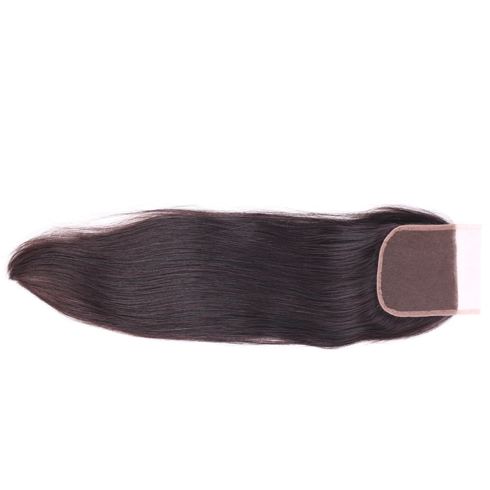 

Wholesale free parting 3 way part 100% peruvian virgin hair body wave pre plucked lace closure 4*4 fast shipping #USA