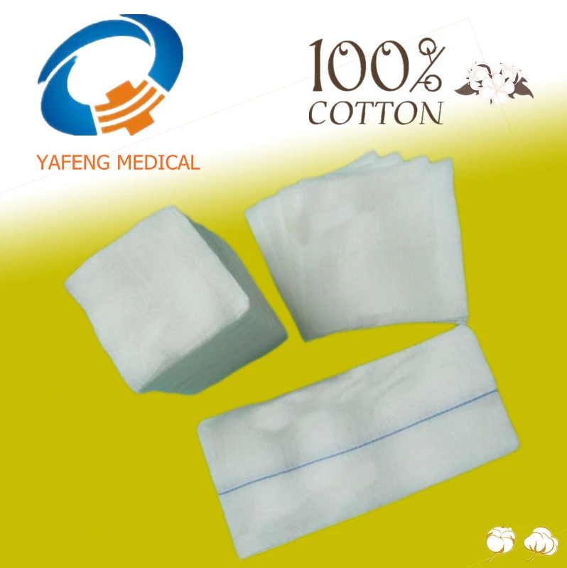 
compressas de gaze 100% all natural cotton gauze pieces 12ply 7.5x7.5cm gauze swabs non sterile gauze 