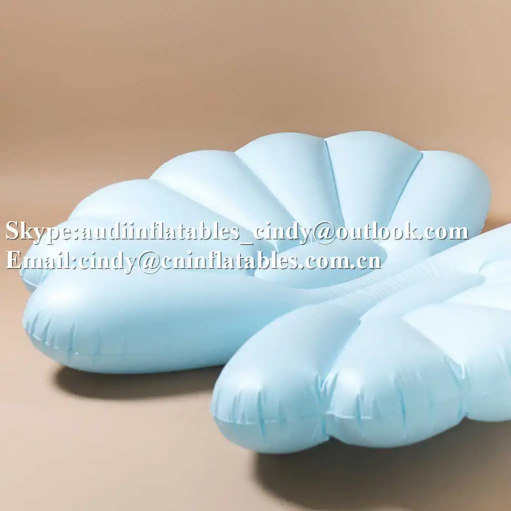 inflatable clam shell float