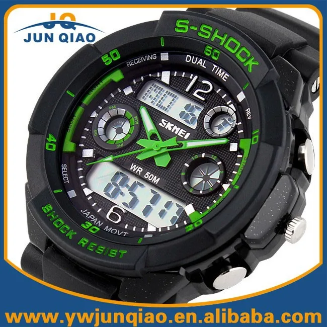 

Skmei Brand Men Sports Fancy Waterproof LED Dual Digital Watches