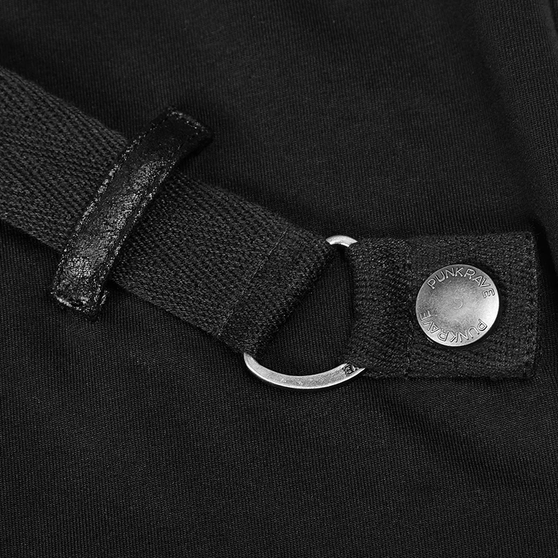 WT510 PUNK T-shirt autumn winter  elastic shirts  for men custom