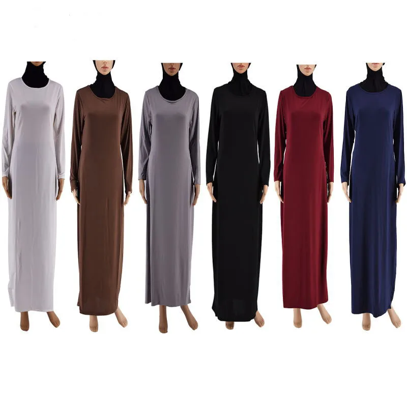 

OEM plain muslim new model abaya in dubai latest design muslim dress