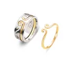 Two In One Wukong Stainless Steel Tight Spell Explosion Couple Ring