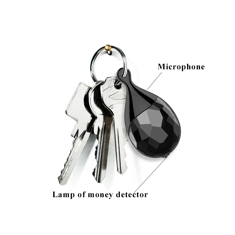 factory price portable 40 Hrs long time pretty audio voice recording with mini tiny keychain and necklace device