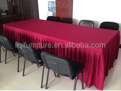 
meeting table skirting table cover 