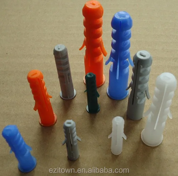 Ezitown Strong Waterproof Hole Plastic Screw Expand Nails Wall Plugs