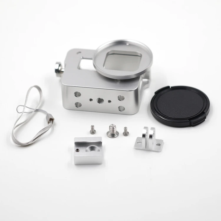 
Aluminum Alloy Housing Case Go pro Cage for Gopro Hero 7 6 5 Black Action Camera with UV Filter 