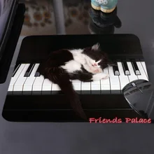 Best Sales Customized Mouse Pad Animals Cats Feline Piano Keyboards Kittens Computer Notebook Rectangle Rubber Mouse Mat Pad