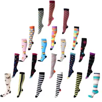 

40 Designs Available Compression Socks Mens Sport Knee High Running Cycling Tube Socks Wholesale