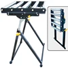 adjustable extension roller stand for table saw outfeed roller table