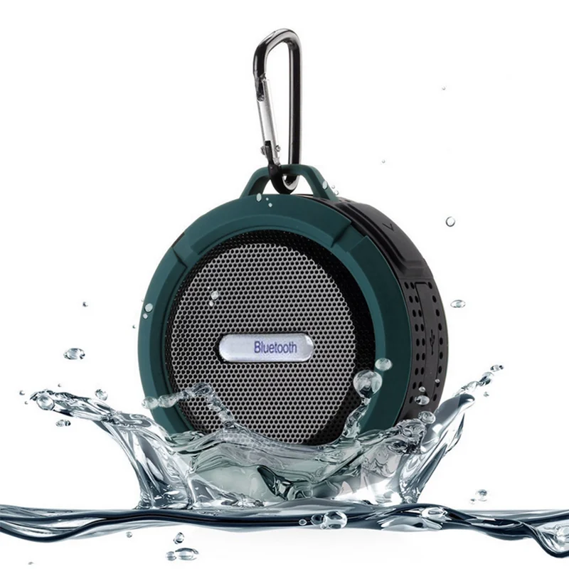 Wholesale portable waterproof mini shower wireless bluetooth speaker square