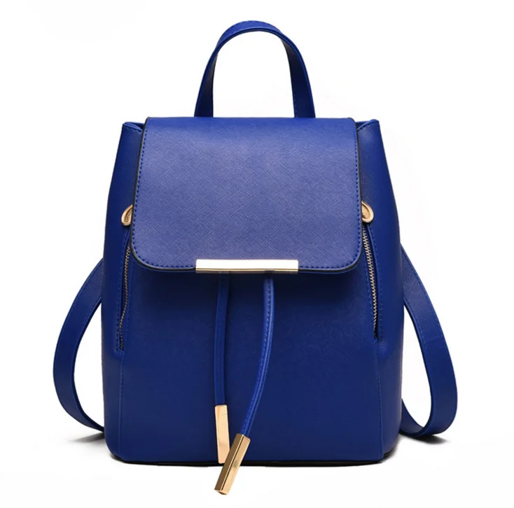 

Twelve Color Wholesale Custom Girls and Women Leather Backpack, 12 colors