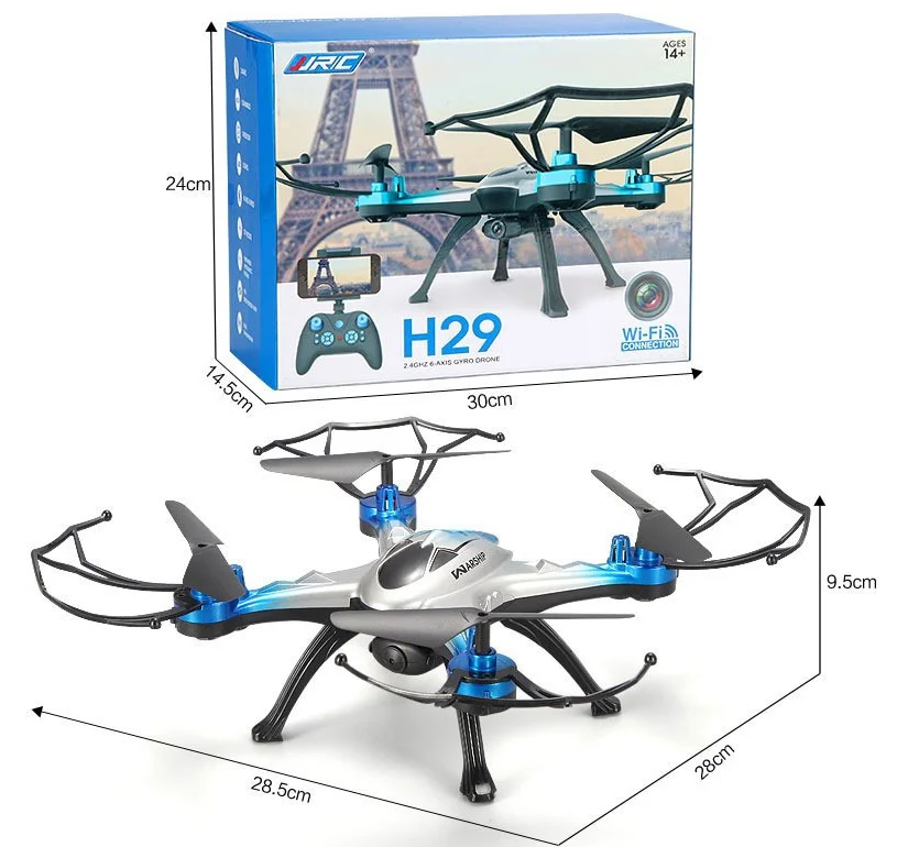 Hot Sale H29c Rc Drone Professional With 2.0 Mp Hd Camera 4ch 6-axis