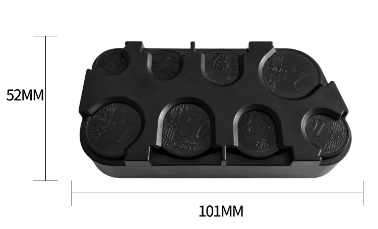 
plastic coin purse Best seller Dollar Euro Coin box case 