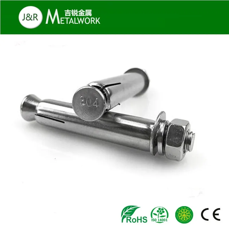 M20 M22 M26 Anchor Bolts Dimensions Stainless Steel Ss304 Ss316 Ss