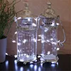 20 Light 3.3' Silver Wire Cool White Battery Operated LED Micro Miniature Acrylic Star String lighting decoration star fairy