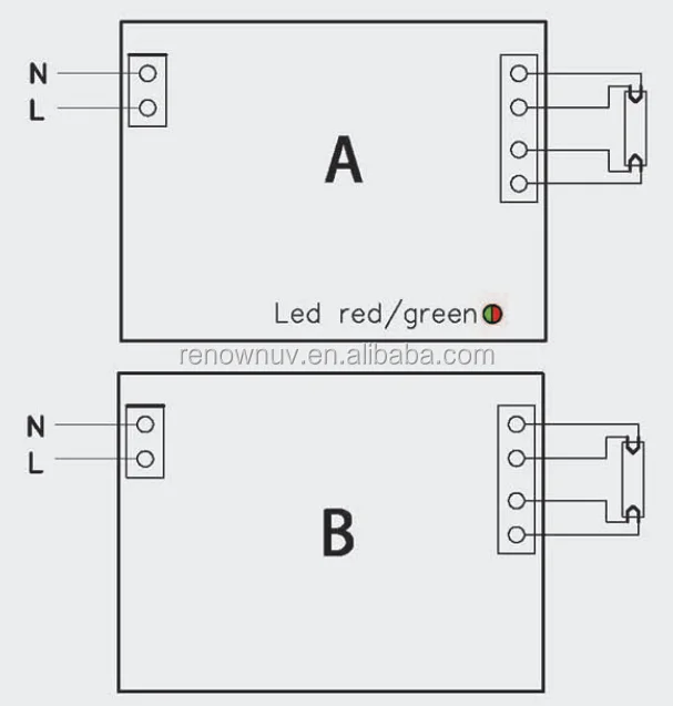 110v 120v Electronic Ballast For 6w T5 Uv Lamp Lighting Buy 6w