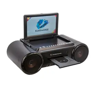 Leadstar 9 Inch Portable TV Karaoke & CD Player