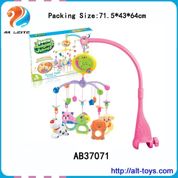 Colorful Animal Shaped Bed Bell Musical Rotated Hanging Toys Plastic Baby Mobile Hanger Buy