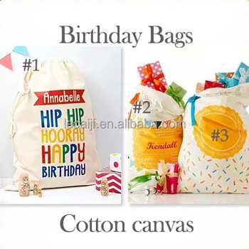 birthday gift sack