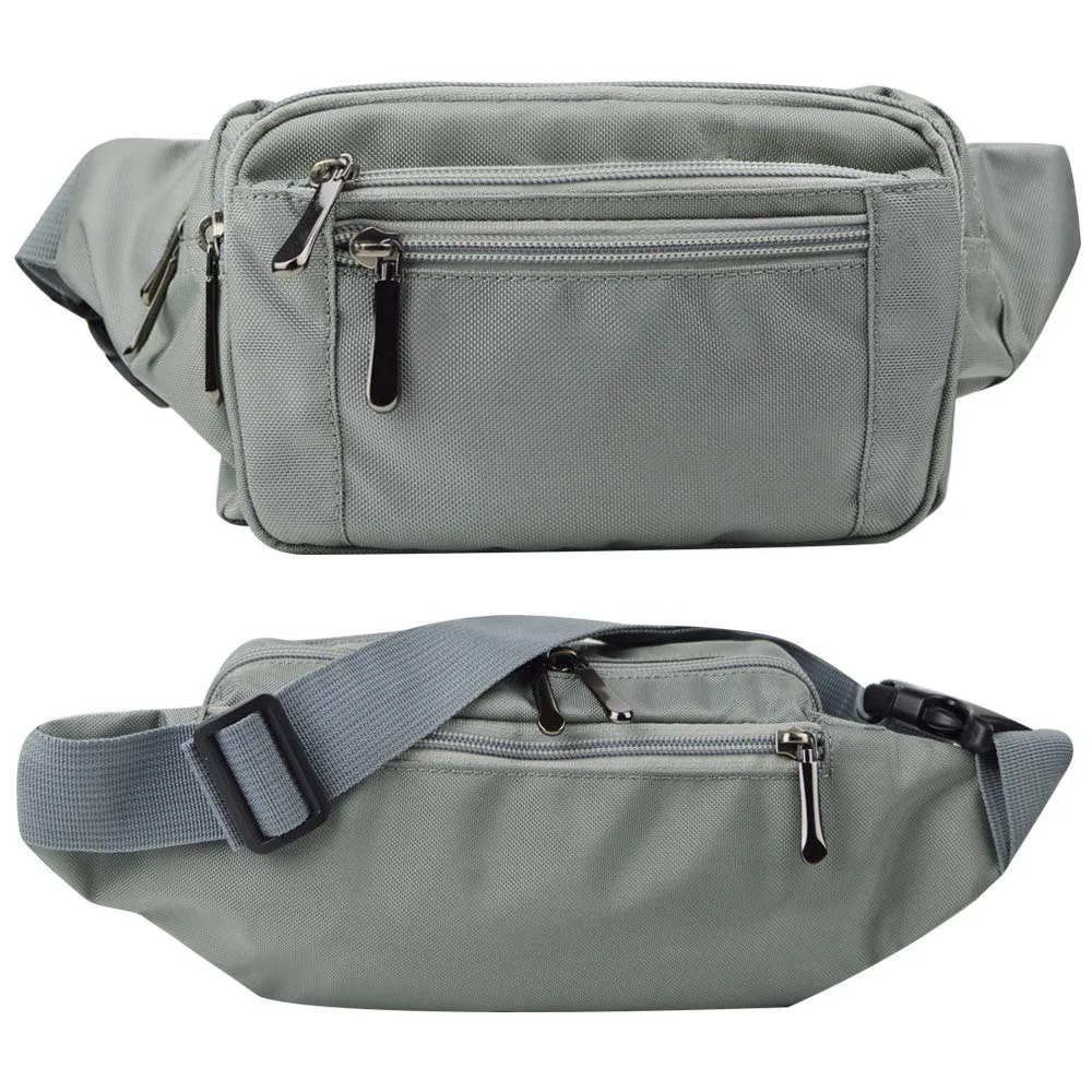 

Outdoor Sports Pocket Running Waist Bag Waterproof Waist Belt Pack Travel Bag, Gray , customized color is available