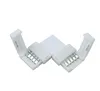 12mm 5pin L Type Right Angle Connectors For 5050 RGBW RGBWW Strip Light