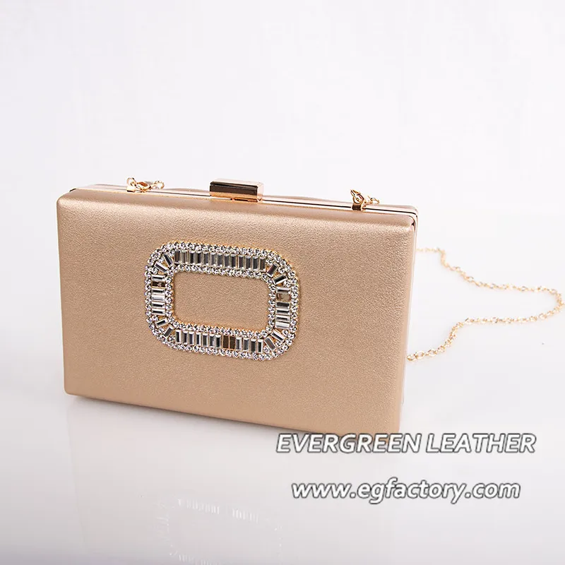 High Quality Italian stylish Diamond women purse evening clutch bags with crystal EB960