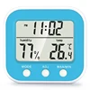 Easy to read LCD Temperature meter hygrometer Clock indoor Household digital thermometer