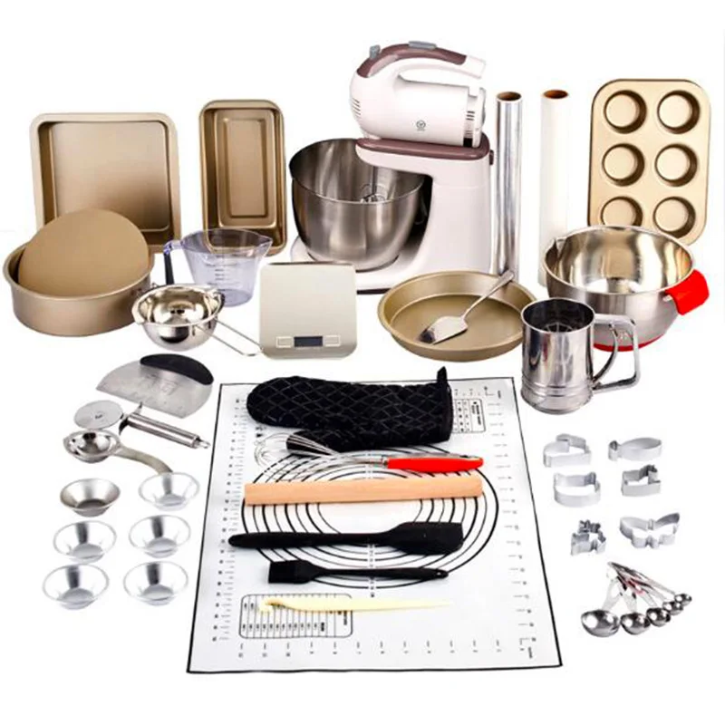 

Complete Cake Baking Set Bakery Tools for Beginner Adults Baking sheets bakeware sets baking tools