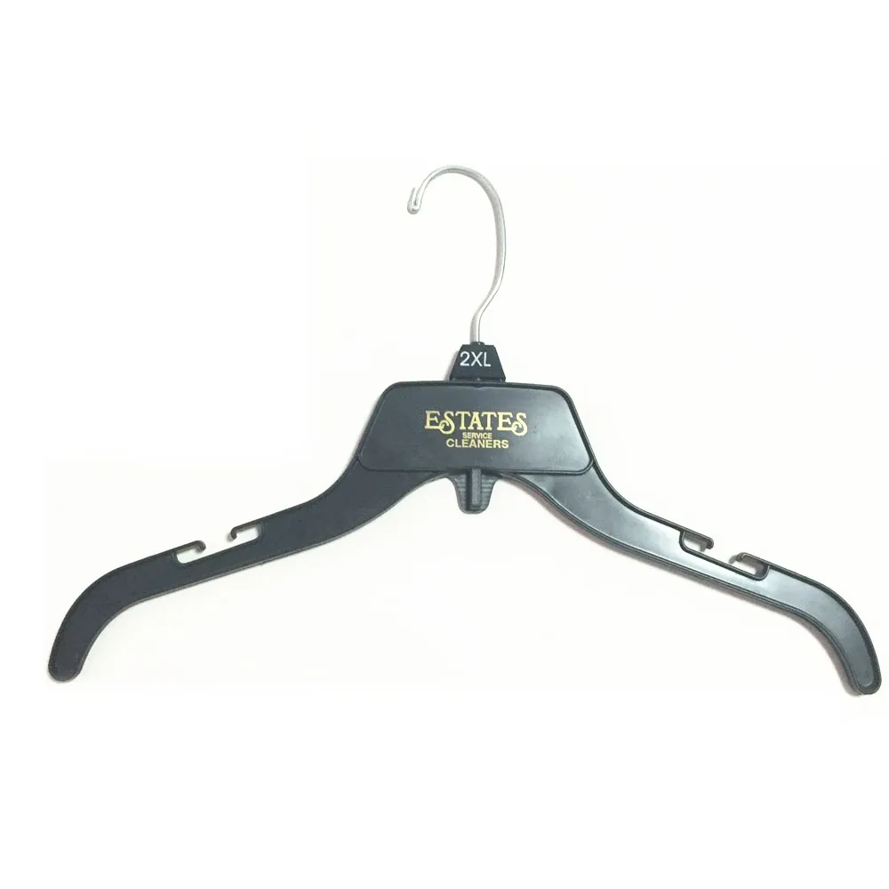 Black T-shirt Hanger 485 Plastic Clothes Hanger Cheap High Quality