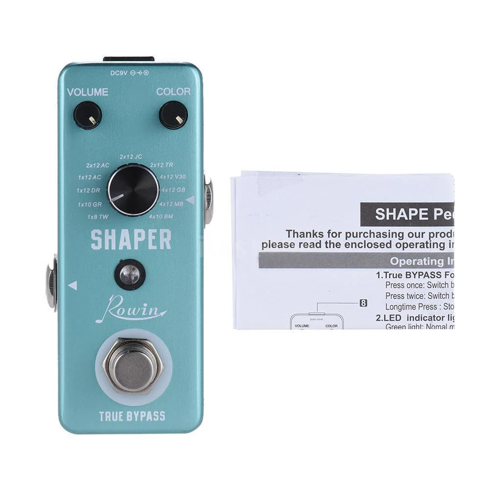 

Price-friendly Digital Rowin LEF-3802 SHAPER Pedal with less Noise, Light green