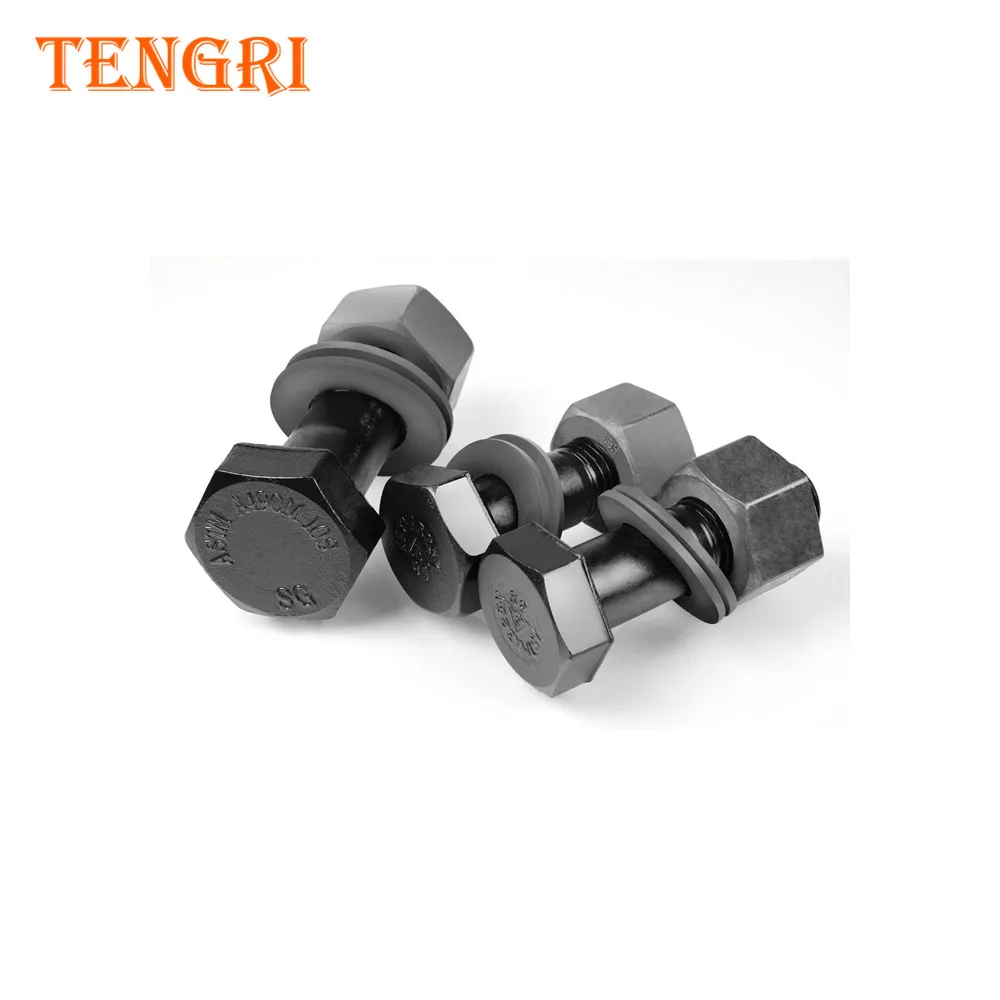 
High strength A2-70 hex bolts hot dip galvanizing grade 8.8 
