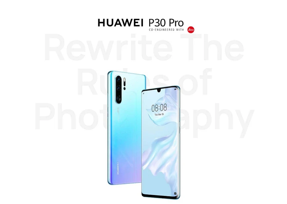 2019 NEW China Version PRESALE Huawei P30 Pro smartphone  6.47 inch Dot-notch Screen 8GB+512GB EMUI 9.1 Android 9 mobile