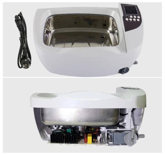 Digital timer control stainless tank medical 3 liter dental ultrasonic cleaner