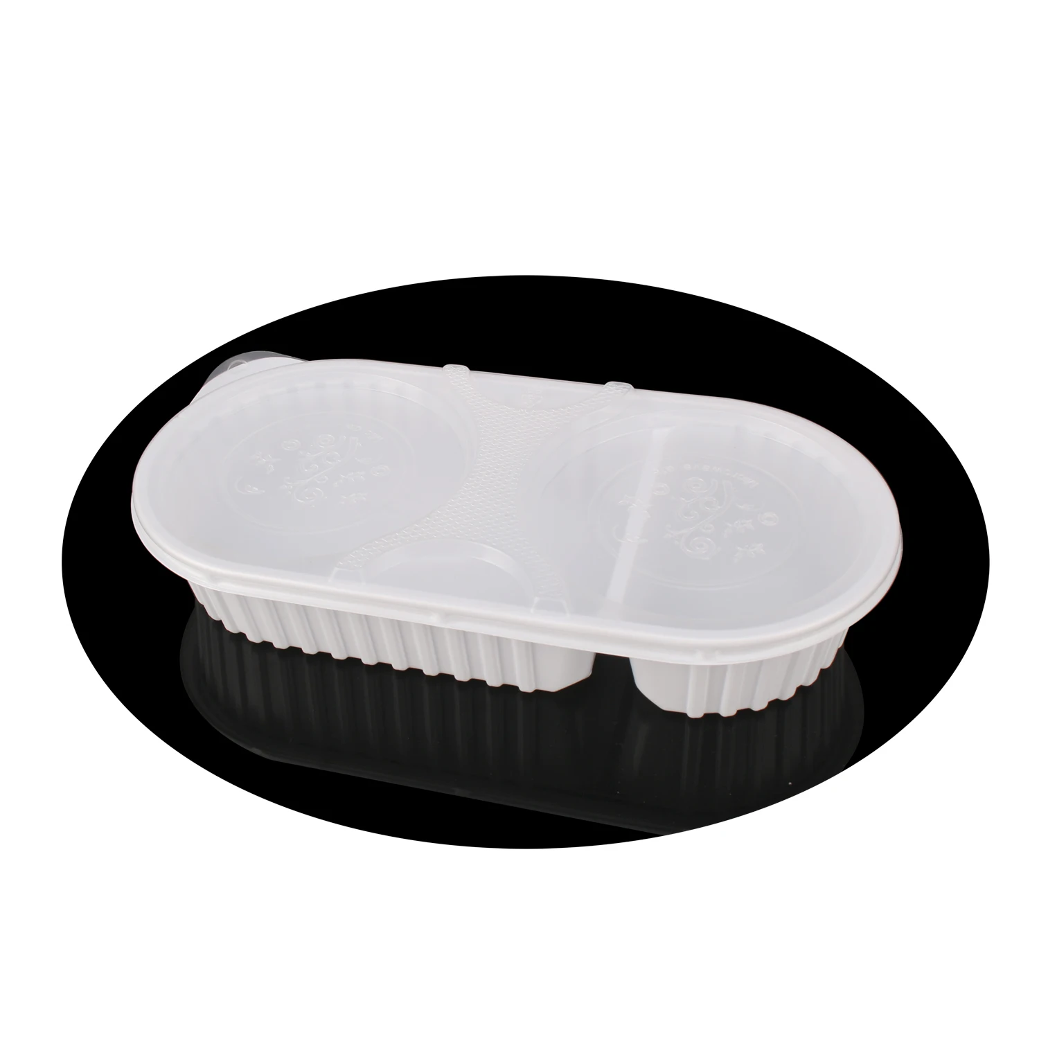 rubbermaid 2 compartment food container
