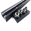 black oxidized track roller linear guide rail SGR35 linear bearing