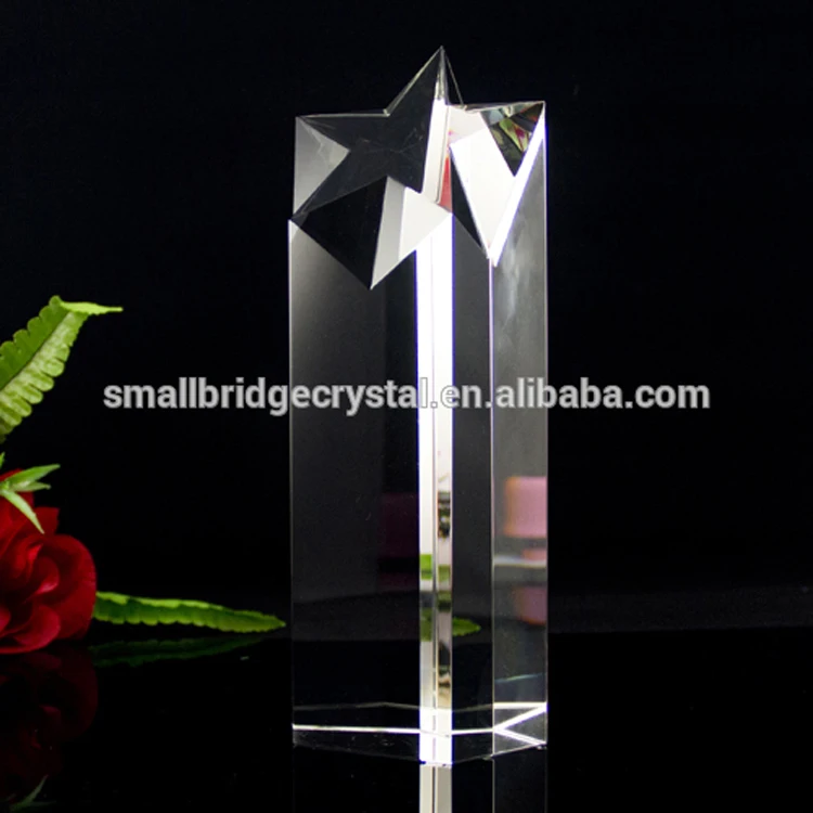 Crystal Trophy Medal Custom Prize Creative 3D Crystal Engraving Trophy