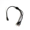 Female to Male DC Power Y Splitter Extension Cable for CCTV Camera