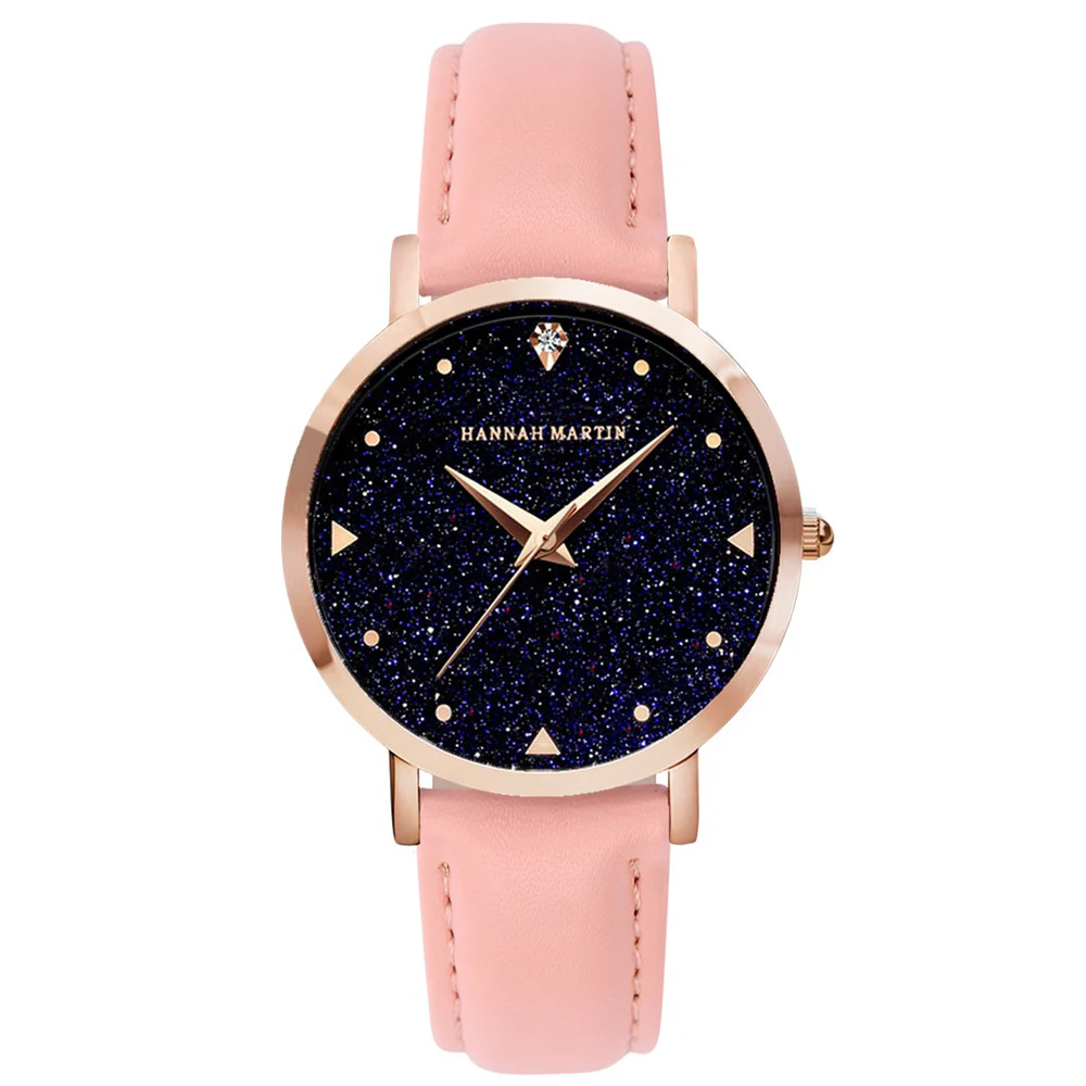 

Hannah Martin Fashion PU leather Watch for Women