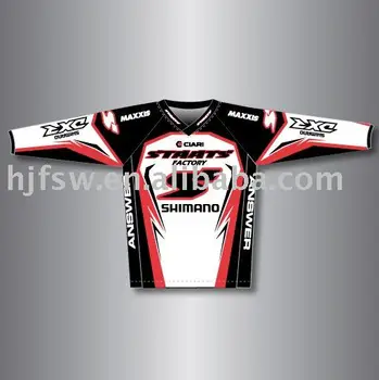 Custom Bmx Shirts Mountain Bike Shirts Sublimated Racing Shirts - Buy ...