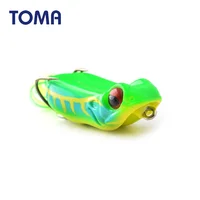 

TOMA 55mm 15g hollow body silicone frog soft lures soft plastic fishing frog