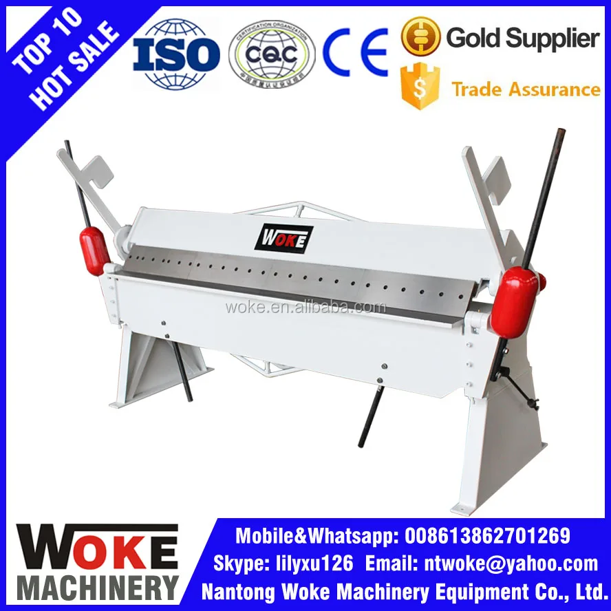 
Manual Press Brake Sheet Metal 1mm, 2mm Folding Bending Machine, Folder Brake 