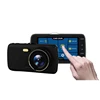 best seller 4 inch Touch screen dash cam dual lens dvr car camera with G-Sensor